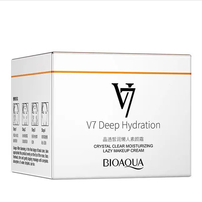 Отбеливающий крем с глубоким увлажнением для лица V7 Pure Yan эффективный Восстанавливающий нежный и гладкий