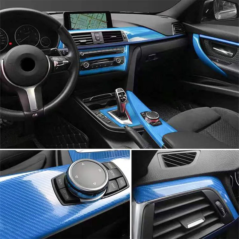 Car Vinyl Wrap Wholesale Auto Wrap Sticker Black Carbon Fiber Vinyl Roll