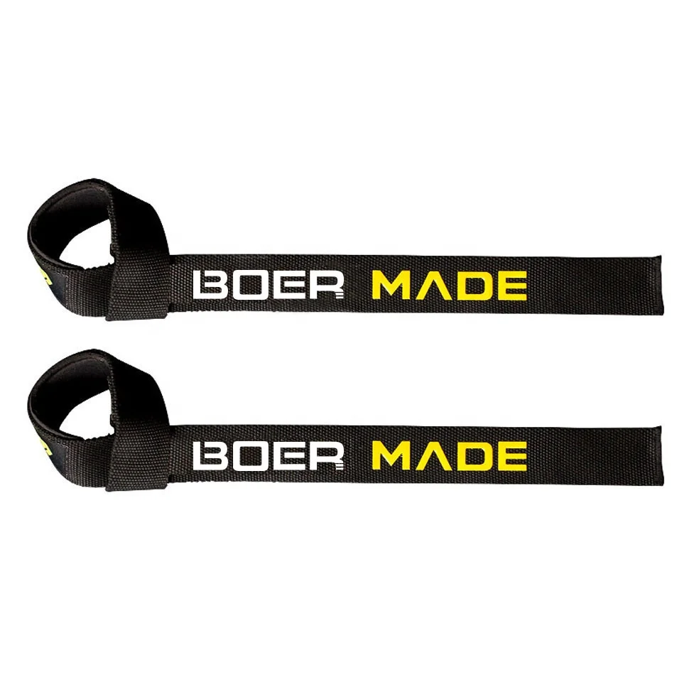 Wholesale Nylon Sport Protection Custom Weight Lifting Wrist Straps