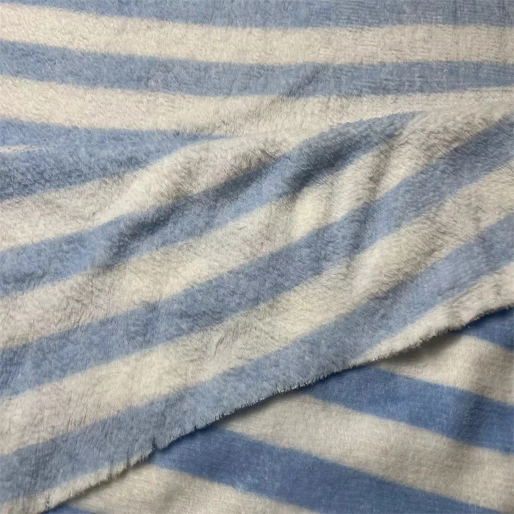 Thickened Leopard Printing Winter Warm Fleece for Sofa Couch Bed 100% Polyester Flannel Fabric