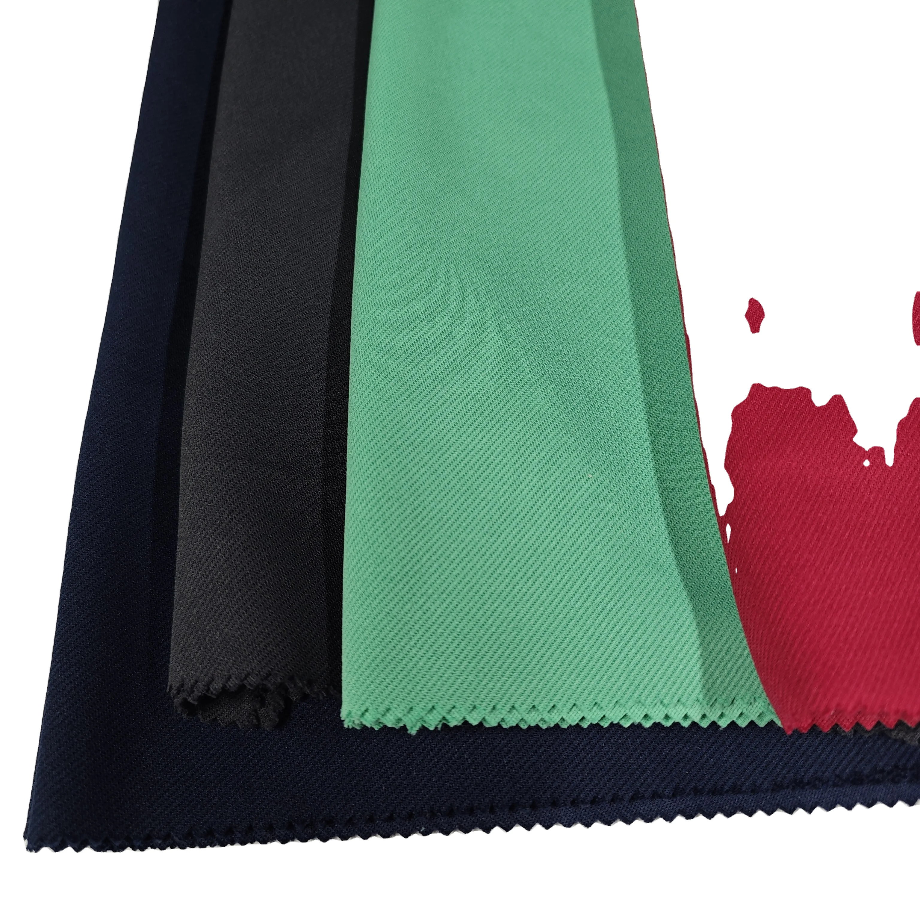 100%  polyester circular machine fabric gabardine polyester knit  jacquard fabric