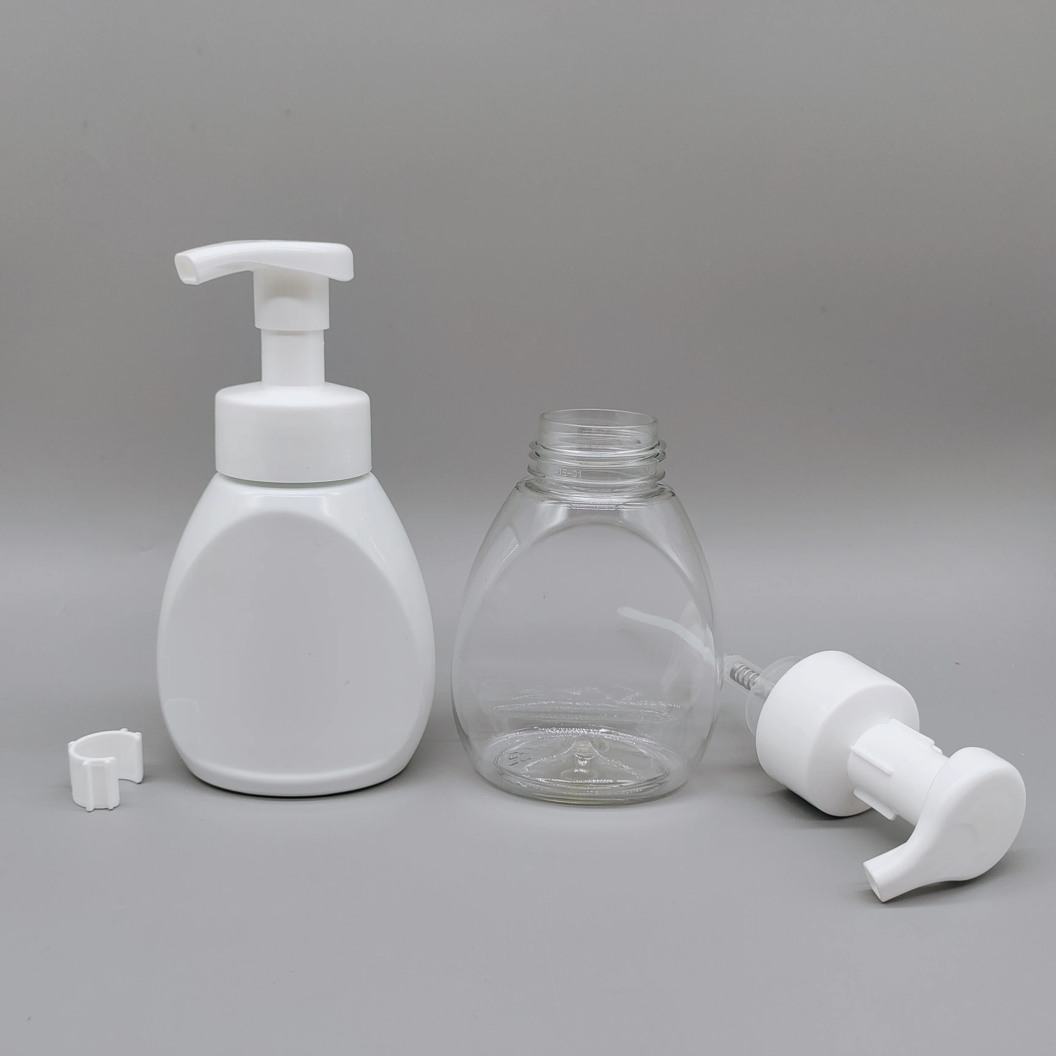 Hot Sale Hand Soap Empty Plastic Foam Bottles Body Lotion Bottles Dove Style 250ml