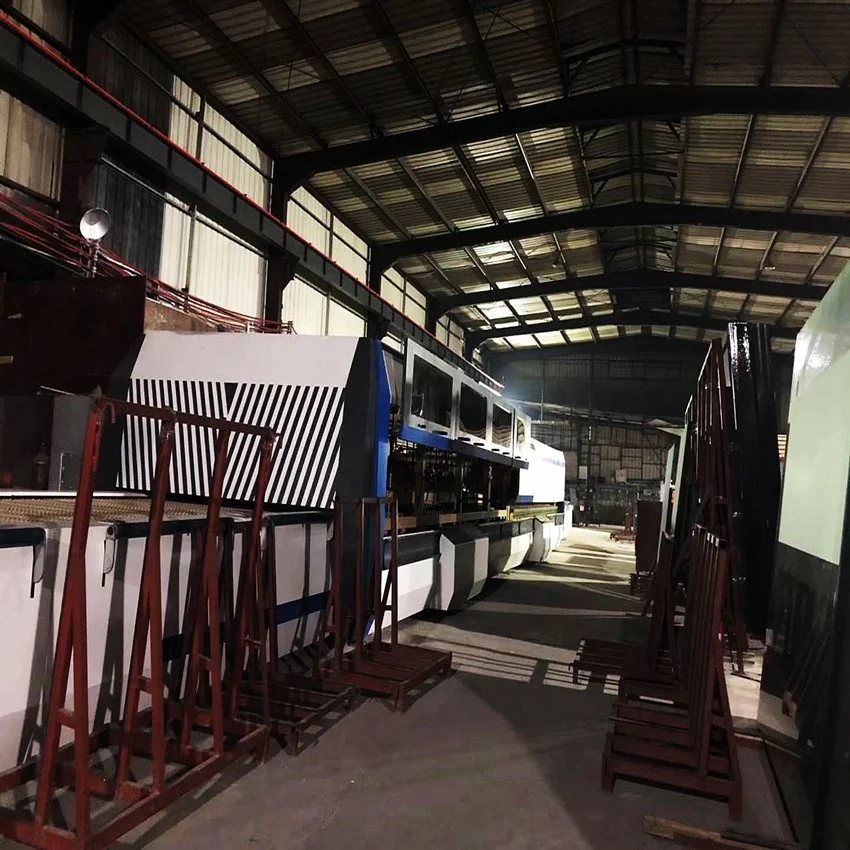 Automotive bending temper furnace bus windshield glass tempered making machine