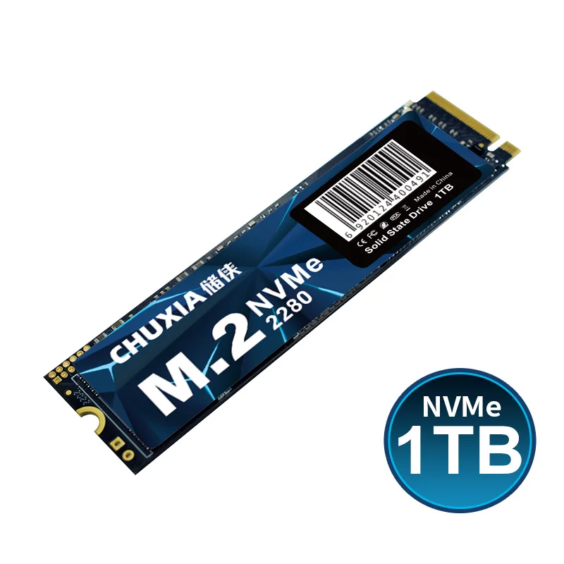 Chuxia M.2 SSD NVME 1TB PCIe3.0 x 4 M.2-2280 NVMe Internal Solid State Disk Drive Hard Disk