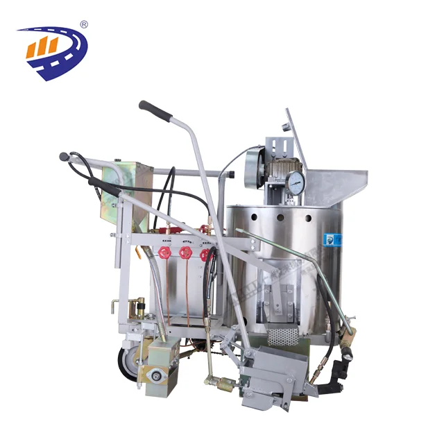 Small Road Construction Portable Used Electric Stirring Type Tar Road Machine Marking Trucks Working Machine