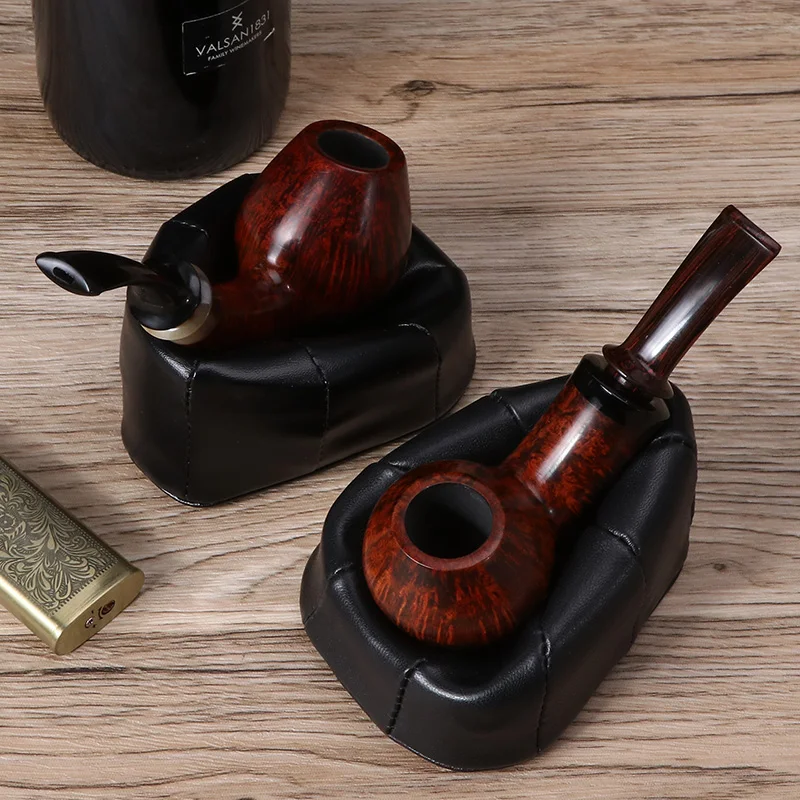Novel Design Sheepskin Smoking Accessories Smoking Pipe Holder New Arrival High Quality Tobacco Pipe Stand Holder