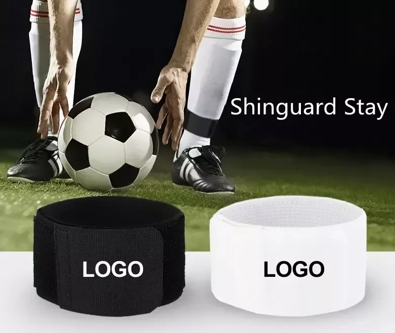 Customize LOGO Compression Strong Elastic Shin Guard Stay Shin Pad Football Shin Guard Straps