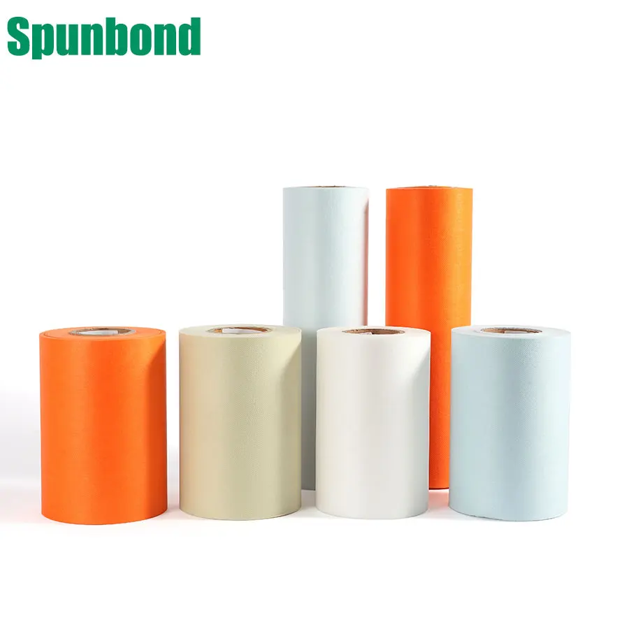 China professional spunbond nonwoven fabric factory PET/RPET/PLA/PA6 nylon spunbond nonwoven fabric price