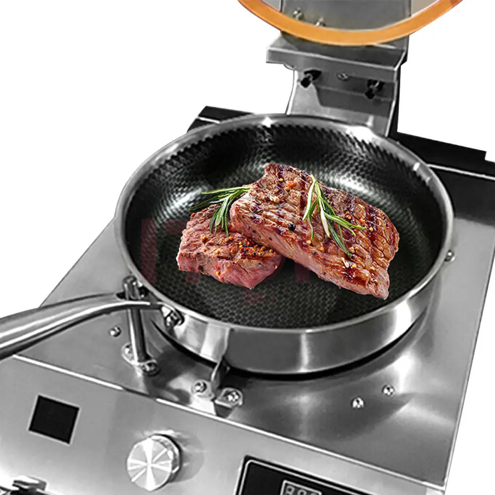 In stock low MOQ Natural gas version electric rice machine commercial robot chef automatic stir-fry machine Bibimbap machine