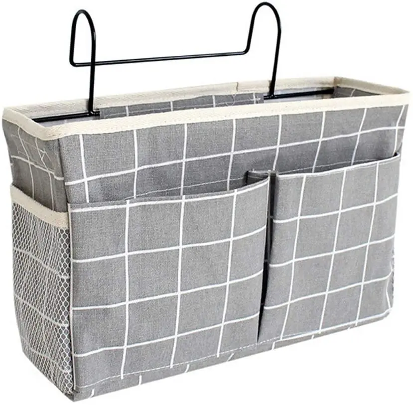 2023 new design 5 pockets bedside storage caddy