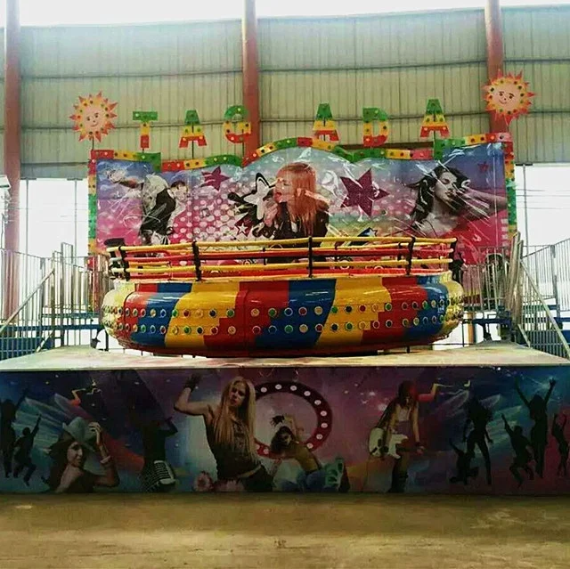 Used Theme Park Kids Turntable Ride Amusement Park Disco Tagada for Sale