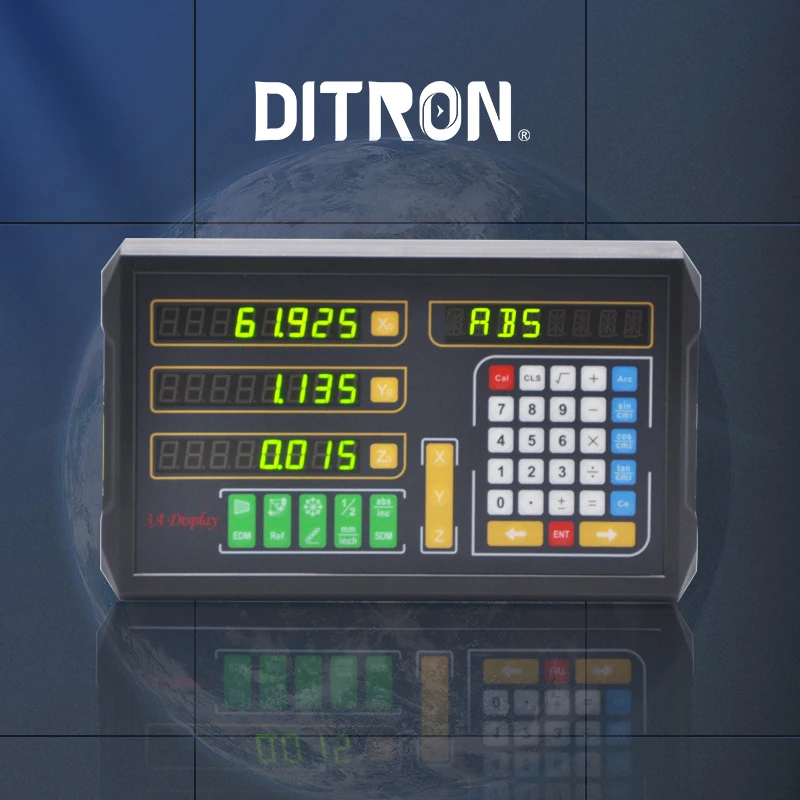 Professional Ditron Digital Readout(DRO) D100 with Linear Scale/High Accuracy Optical Linear Scale System