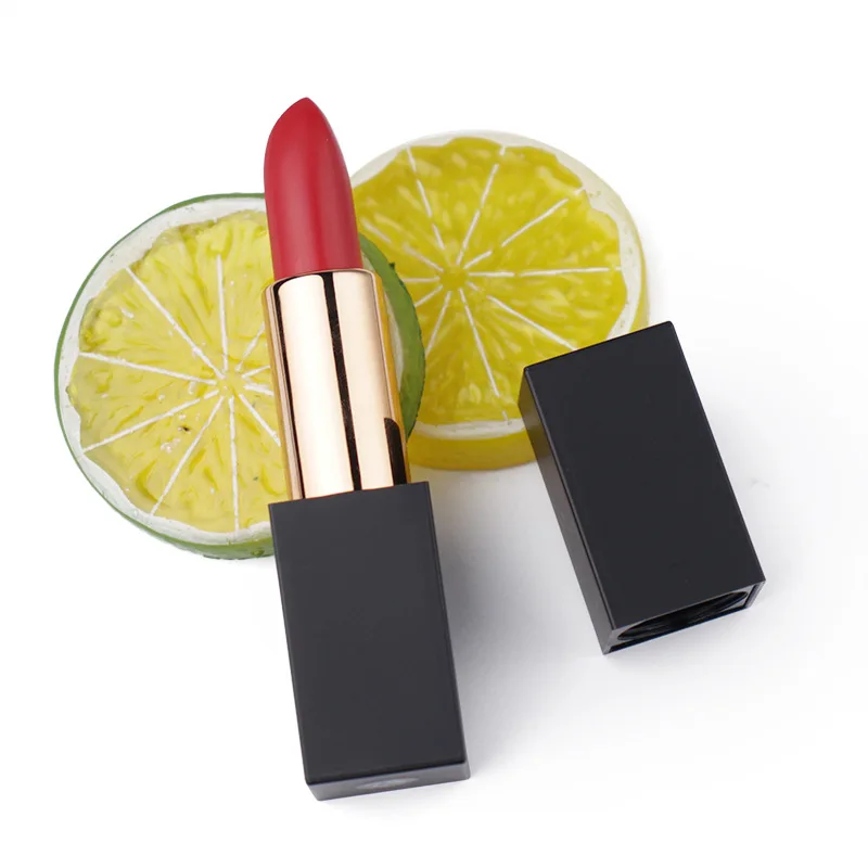 Wholesale High Quality Nude Lipstick Private Label Cosmetic Sexy Red Matte Creamy Waterproof Lipstick