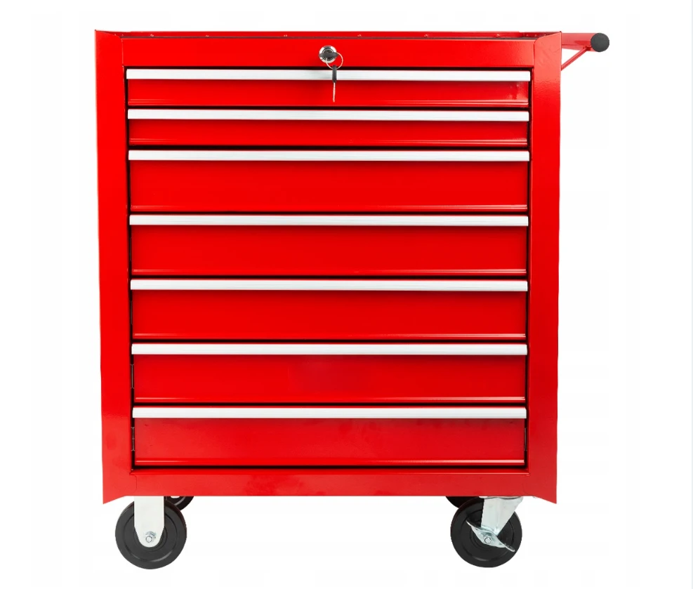 New Style Customized Workshop Storage Equipment Trolley Cart Metal Garage Storage Cabinet Steel Tool Box