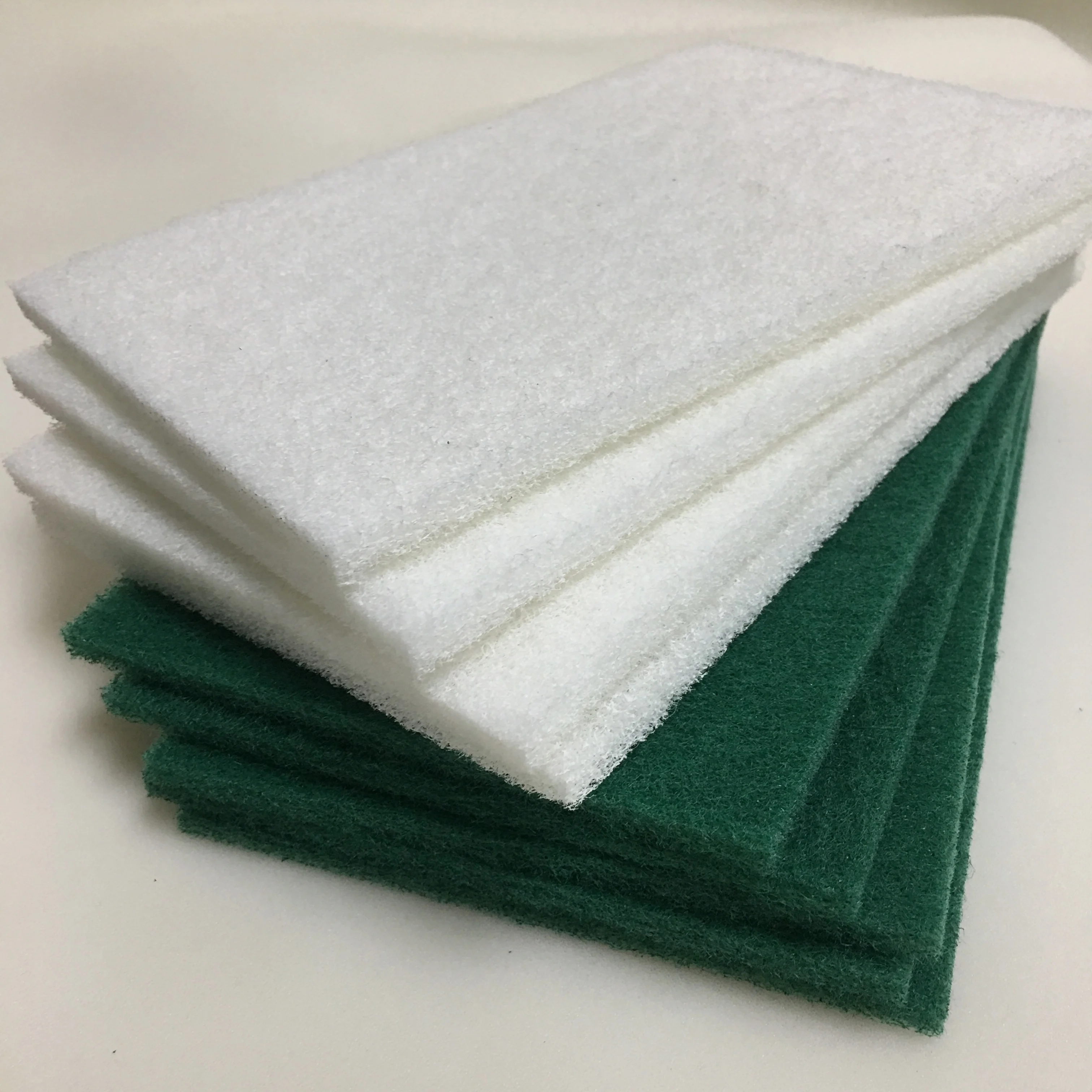 Industrial abrasive sheet cleaning colorful scouring pad in rolls