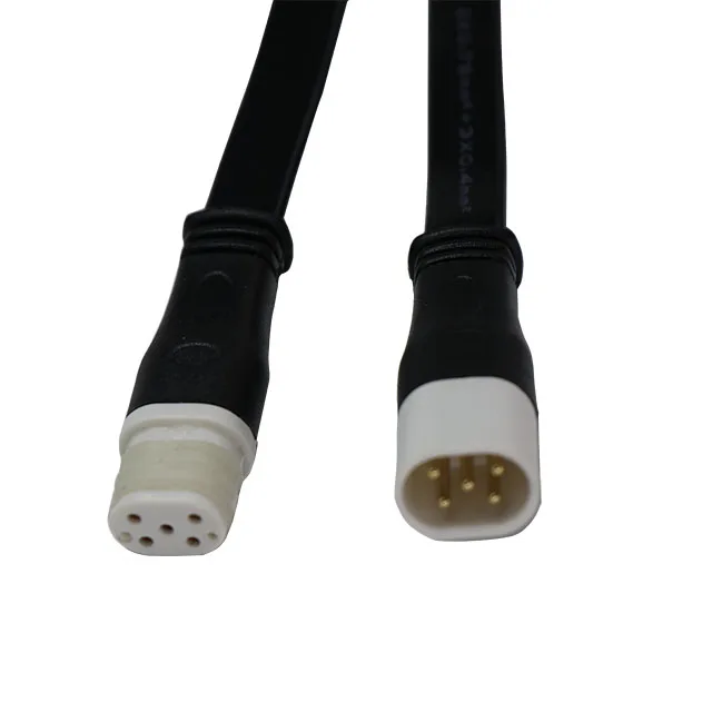 Плоский кабель 3-контактный электрический терминал штекер-гнездо индивидуальный разъем для светодиодных фонарей