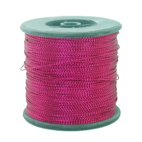 1mm Colors in Roll Elastic Metallic Cord String From Dongynag