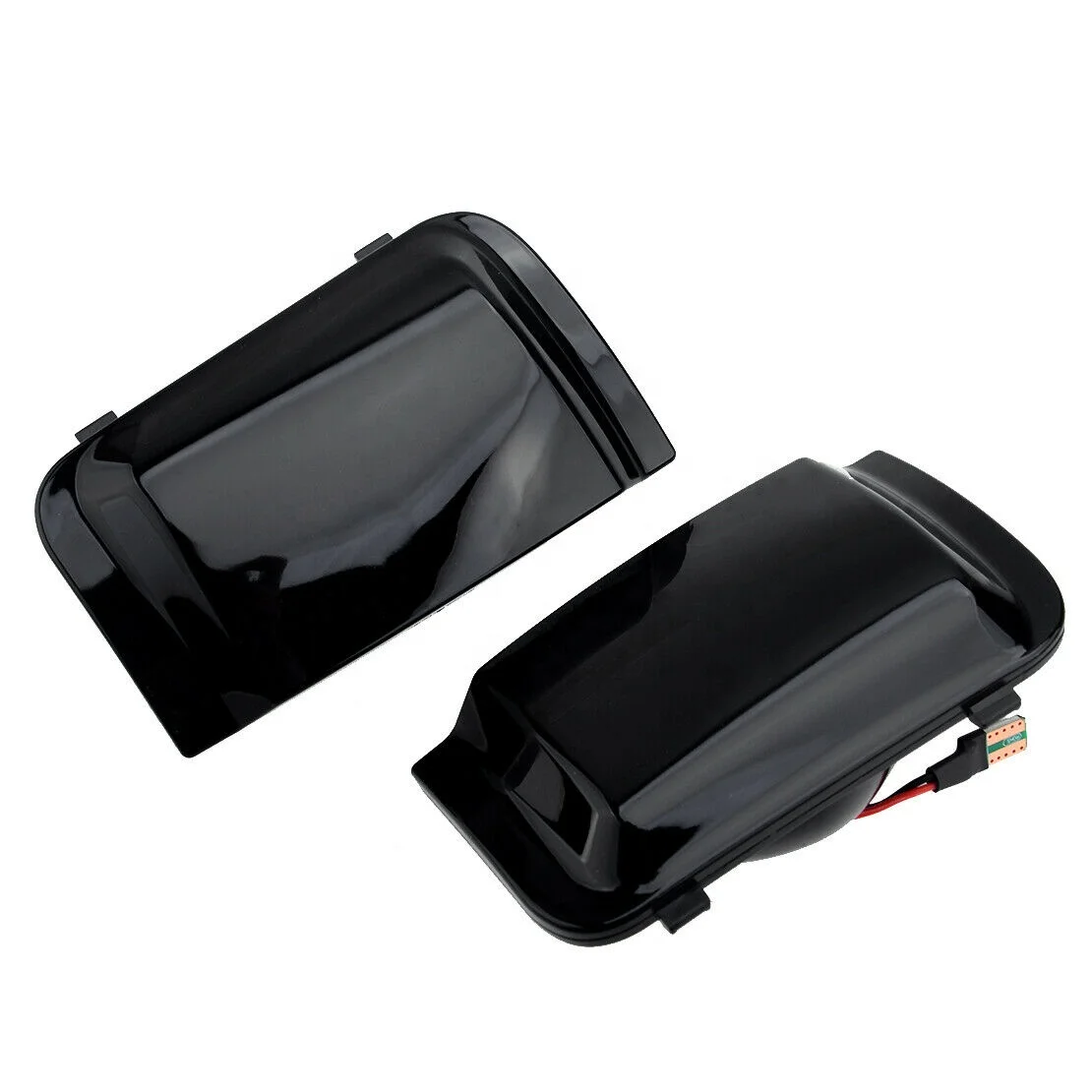 Black Customized Side Rear View Mirror Indicator Blinker Repeater Dynamic Turn Signal Light LED Replacement For Peugeot