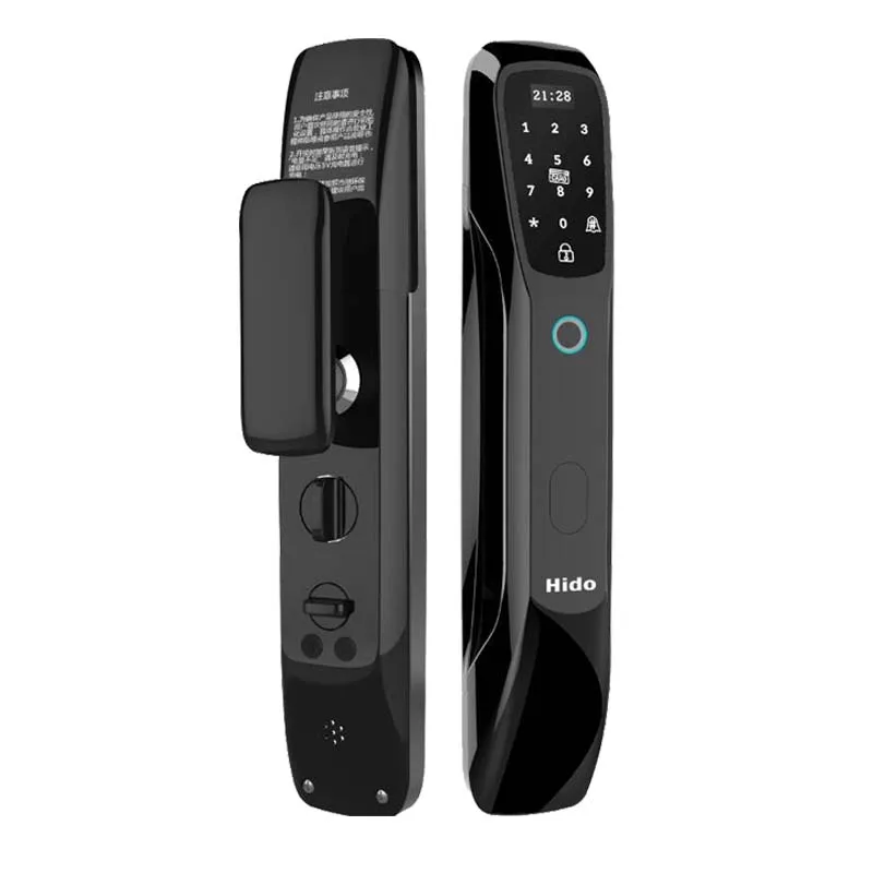 Полностью автоматический дверной смарт-замок со сканером отпечатков
