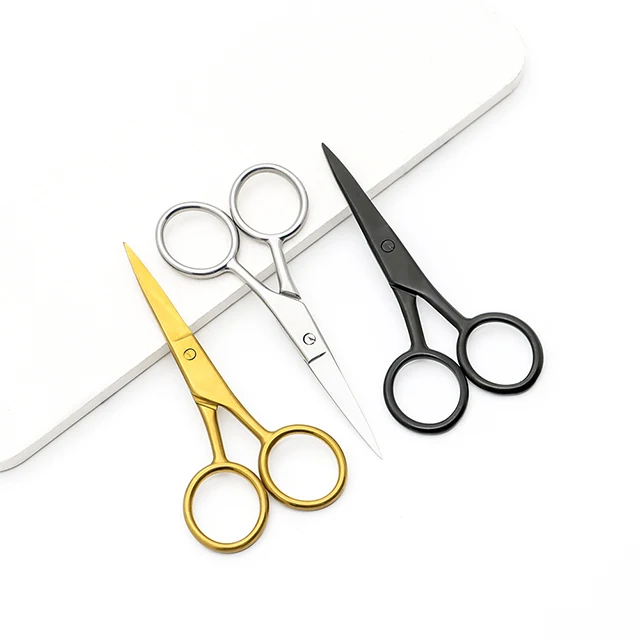 Beauty Makeup Professional Groomer Eyebrow Brow Lash Manicure Cuticle Small Fabric Grooming Scissors