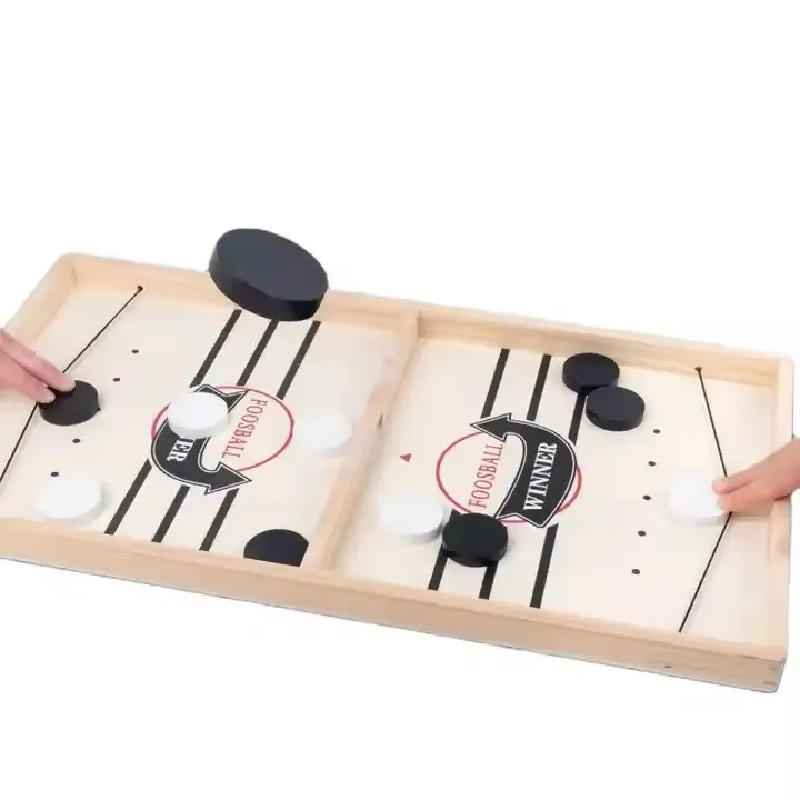 Foosball Winner Games Table Hockey Game Catapult Chess Parent-child Interactive Fast Sling Puck Board Game Toys For Children