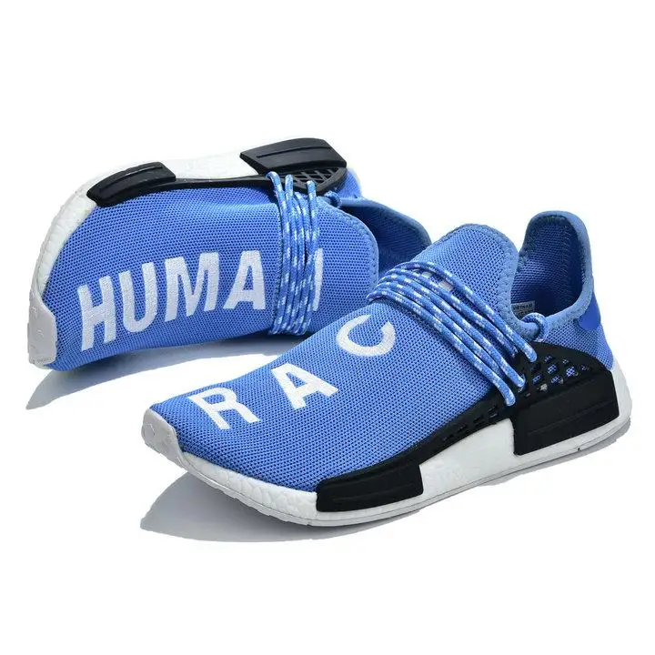 Мужские и женские беговые кроссовки NMD pharрелл Уильямс, спортивные кроссовки для людей, веселая Молодежная обувь на солнечной батарее, желтые, красные, белые, пустые кроссовки