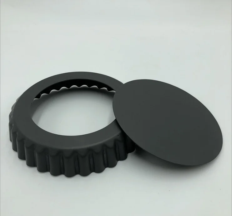 Baking Mini Tart Pan Metal Remove Bottom Pan  Daily kitchen baking tool non stick coating carbon steel tart pan