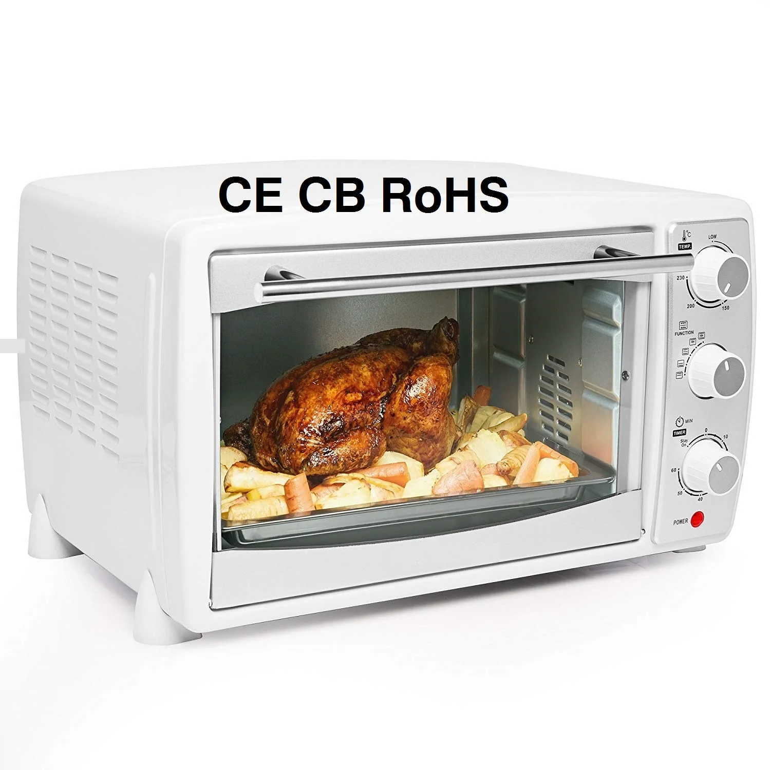 New 20/22L Household Smart Pizza Bread Maker Electric Toaster Oven