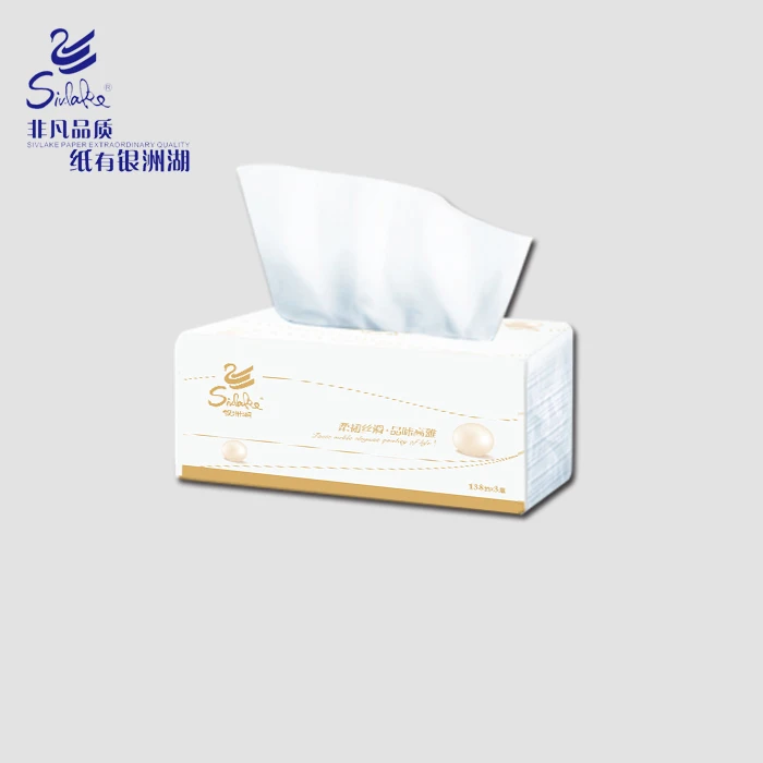 Hot Selling Wholesale Soft Pack Facial  tissue