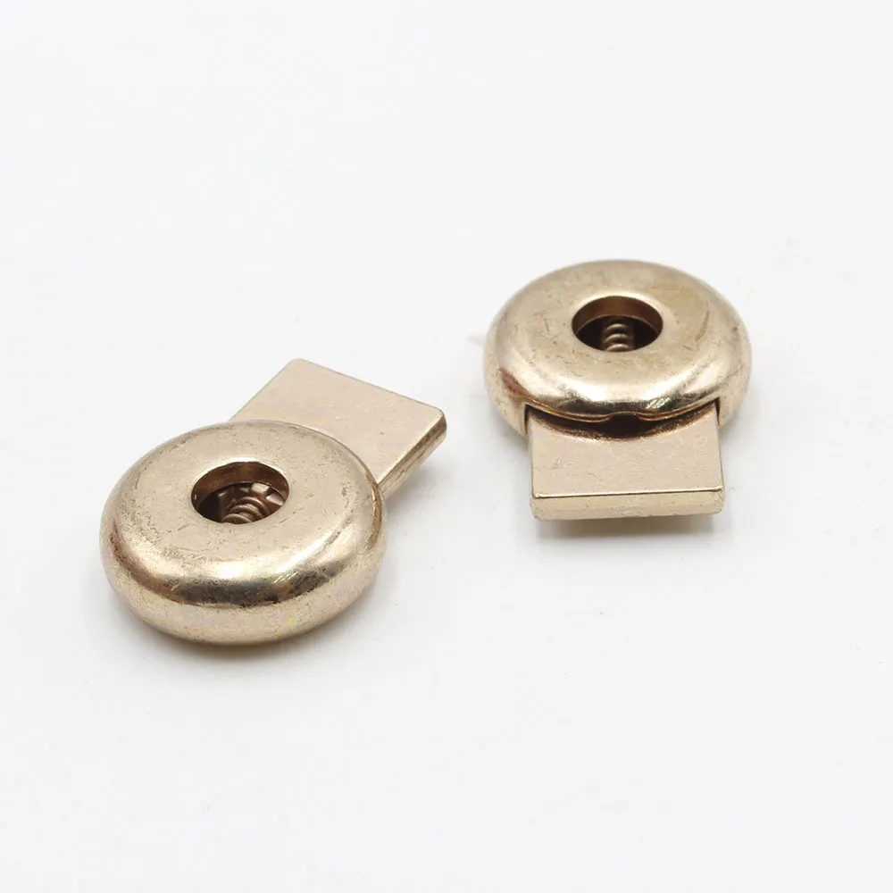 
 Заводская поставка, Круглый Золотой провод, металлическая застежка, застежка для шнура, застежка-фиксатор  