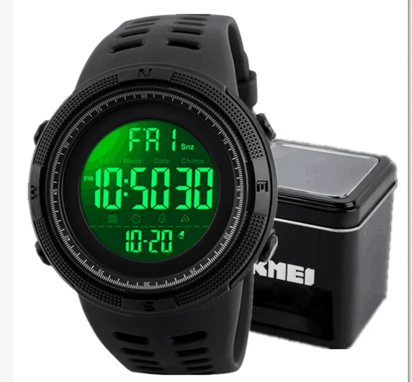  Reloj digital skmei 1251 цифровые часы мужские спортивные для