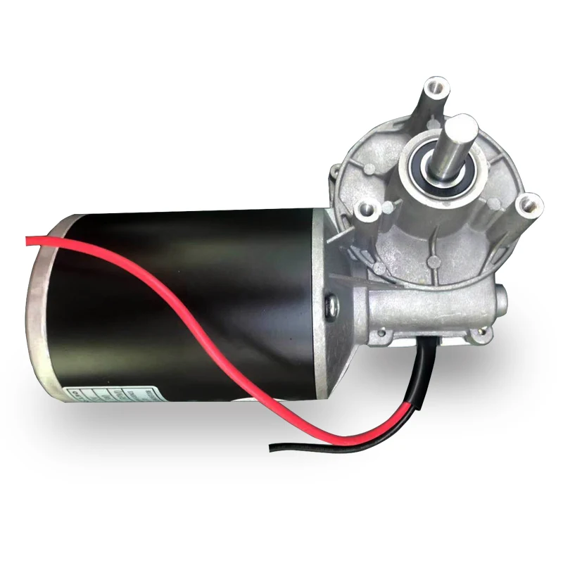 Quiet 24V Dc Low Rpm Worm Gear Motor 25Nm 50Nm Torque Electric Motors 400W Motor 12V