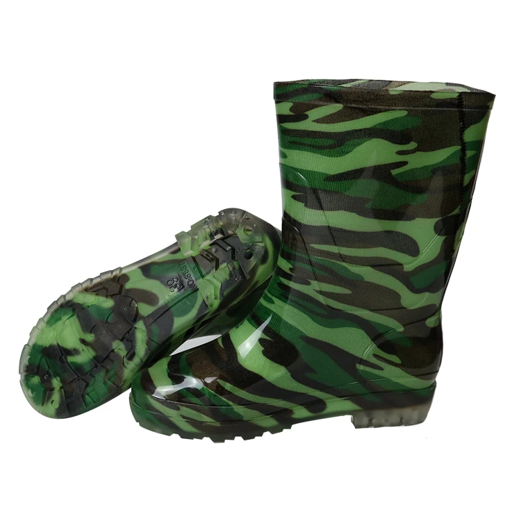 Factory Direct Sales Waterproof Rain Boots Men PVC Water Proof Outdoor Boots