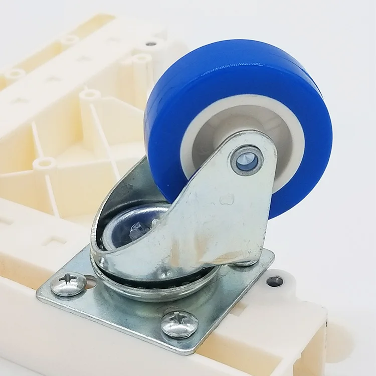 
Adjustable movable front load washing machine trolley 