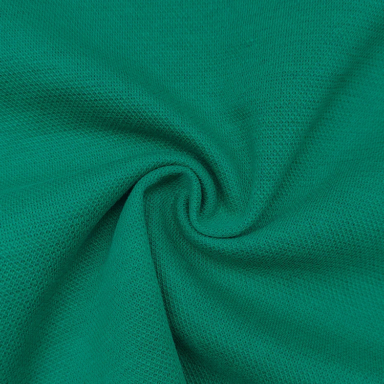 High Quality Breathable Solid 55 Cotton 45 polyester Material Knitted French Pique Fabric For Clothing