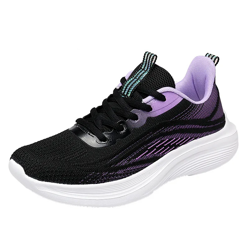 Hot selling new fashion casual shoes girl ladies flat sport shoes