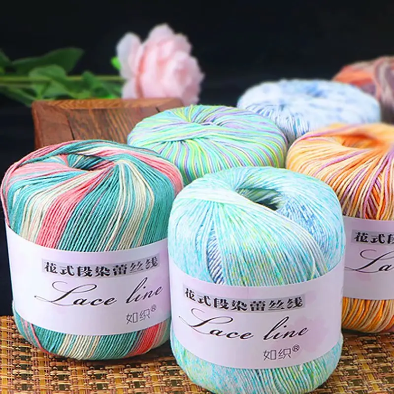 100% cotton yarn hand knitting fancy knitting yarn  crochet yarn supplier