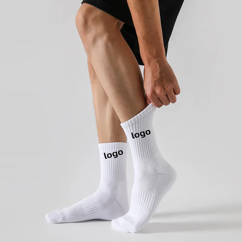 High Quality Custom Logo Compression Unisex Athletic Custom Cotton Sports Ankle Socks