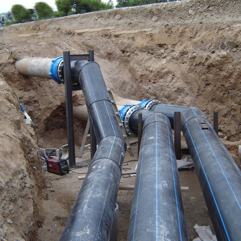 2024 новые продукты водопроводные поли трубы 250 мм коррозионно-стойкие HDPE для водоснабжения