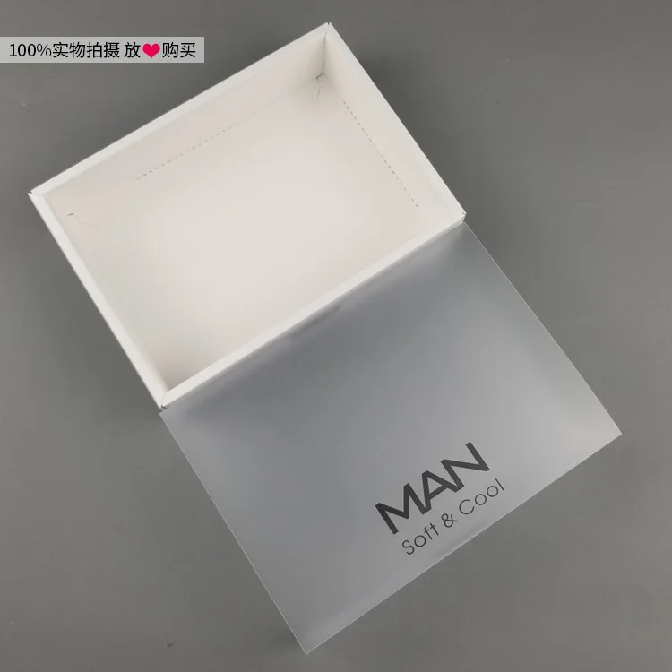 Eco Friendly Clear Frosted Cardboard Men Women Draw Pant Underwear Sock Lingerie Box Packaging Paper Corrugated Board Guangdong