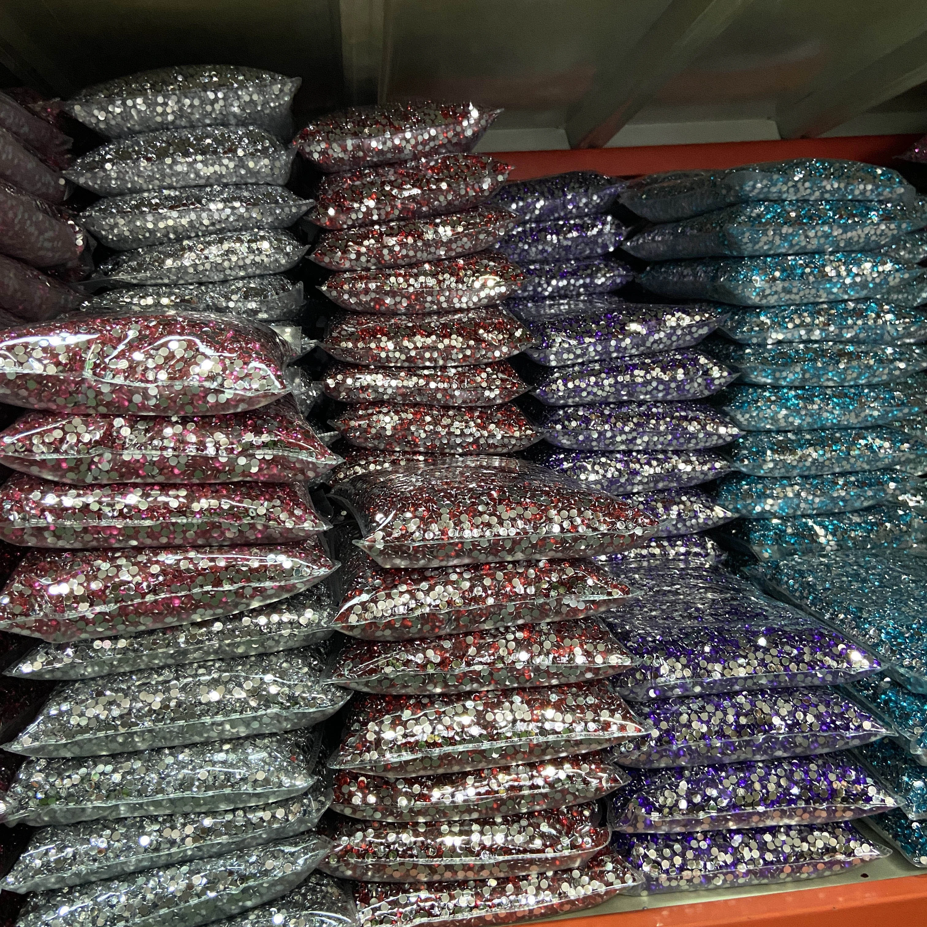 XULIN Wholesale 2mm 3mm 4mm 5mm 6mm Round Crystal Stones Flatback Crystal AB Resin Rhinestone For Nail Decoration