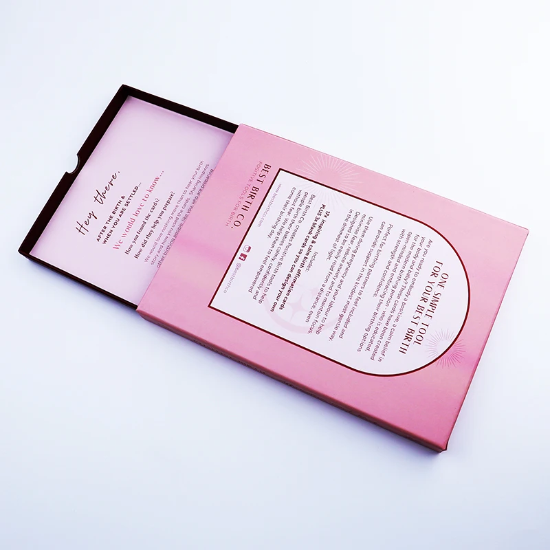 Custom Print Affirmation Meditation Mindfulness Cards Stress Relief Birth Affirmation Cards