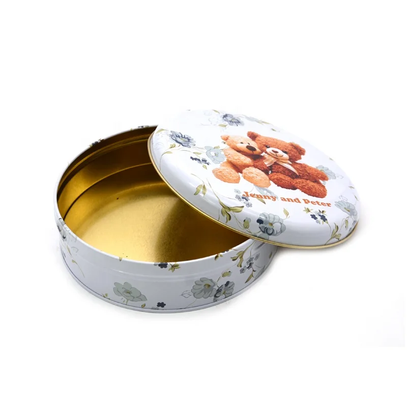 Empty candy tins sweet tin box sugar metal can sugar tin box for cookies metal box packaging