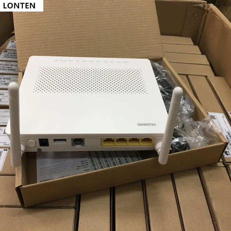 100% оригинальный новый HW HG8546M Gpon WiFi Ont onu 2 кастрюли + 4FE 1USB модем с английским программным обеспечением телекоммуникационное сетевое