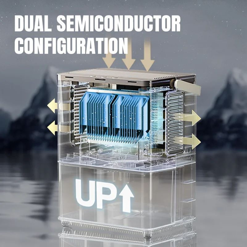 2024 OEM Dual Semiconductor Quiet Dehumidifiers for Home