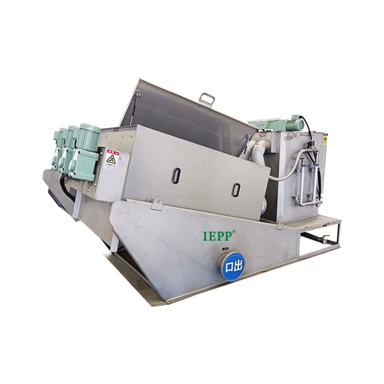 IEPP Автоматический многопластинчатый винтовой Дегидратор устройство для обезвоживания шнека