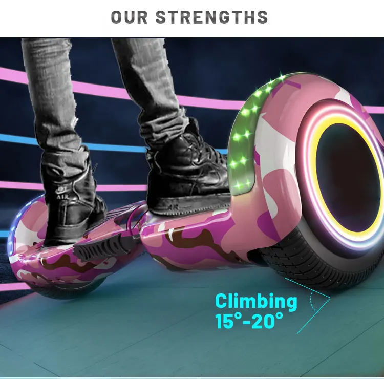 max load 120kg 2 wheel electric hoverboard hoverboard skate electric original 10 led bluetooth hoverboard-battery-from-jetech