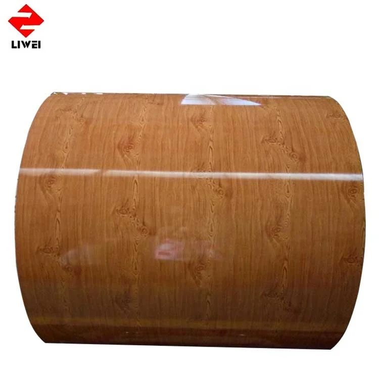 Decorative Wall Panel Wooden Metal Base Plate PPGI Prepainted Steel Sheet Color Coated Steel Coil