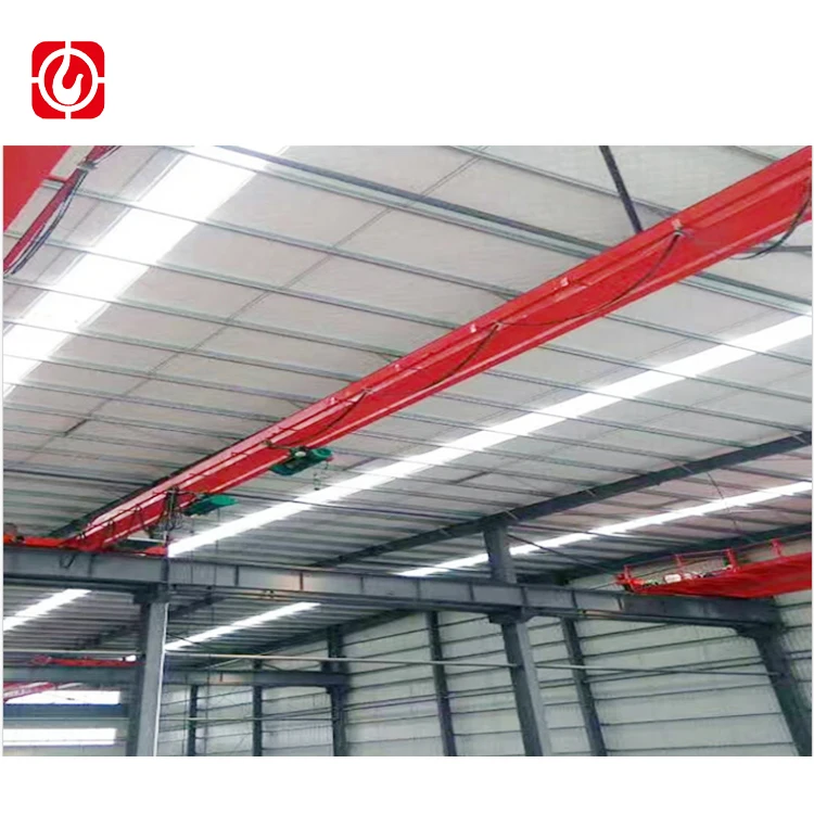Traditional Design 5 Ton 20ton Capacity Monorail Single Girder Beam Hoist Overhead Bridge Cranes Price