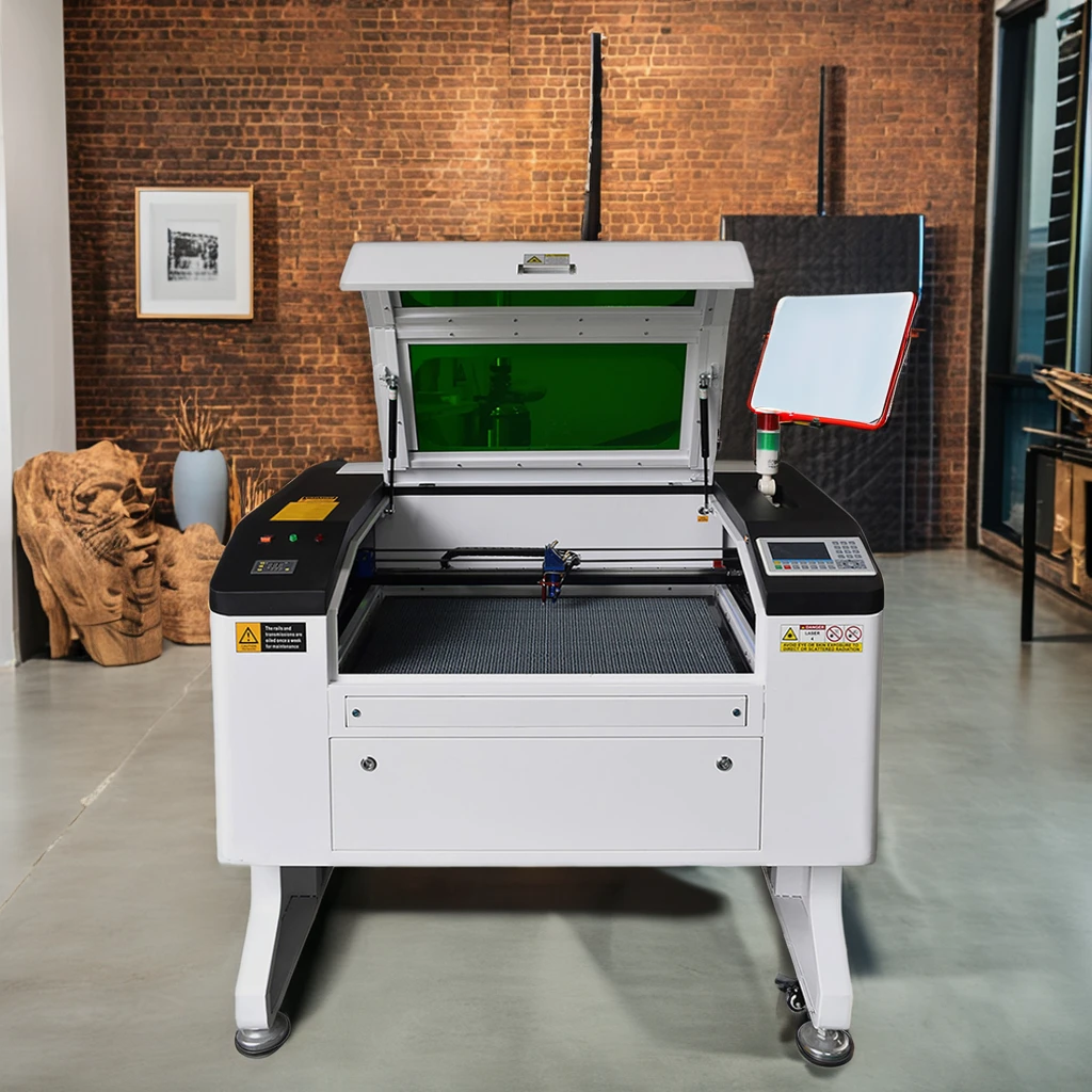 90W Water Cooling Laser Engraving Machine Easy Operate 60W 50W 80W 100W Options Stone Rubber MDF Crystal Wood Pape Used
